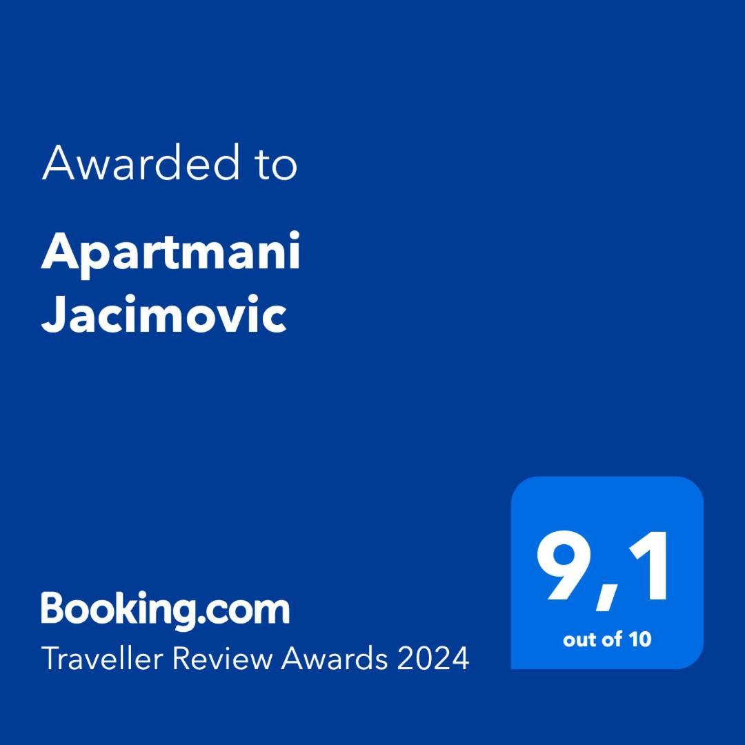 Apartmani Jacimovic Čanj Extérieur photo